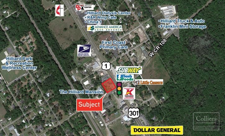 Former Convenience Store in HIlliard: 551755 U.S. 1, Hilliard, FL 32046
